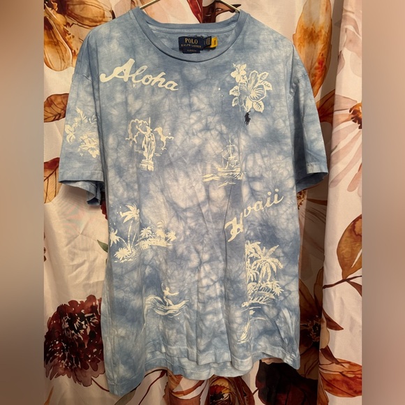 Ralph Lauren Polo Men’s Hawaiian T-Shirt - Picture 1 of 7